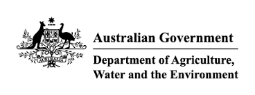 Australian Government Dept of Ag Water and Env logo