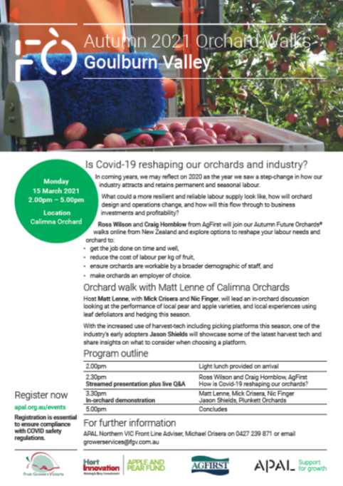 Future Orchards Autumn Orchard Walk 15th March 2021 Brochure