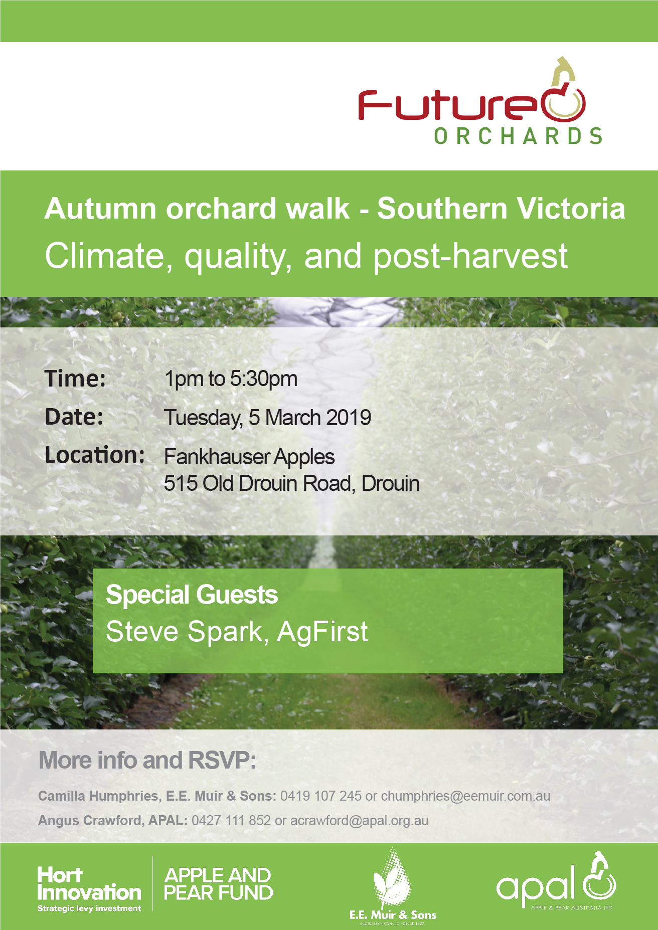 Future Orchards Autumn Orchard Walk Southern Vic 5th March 2019