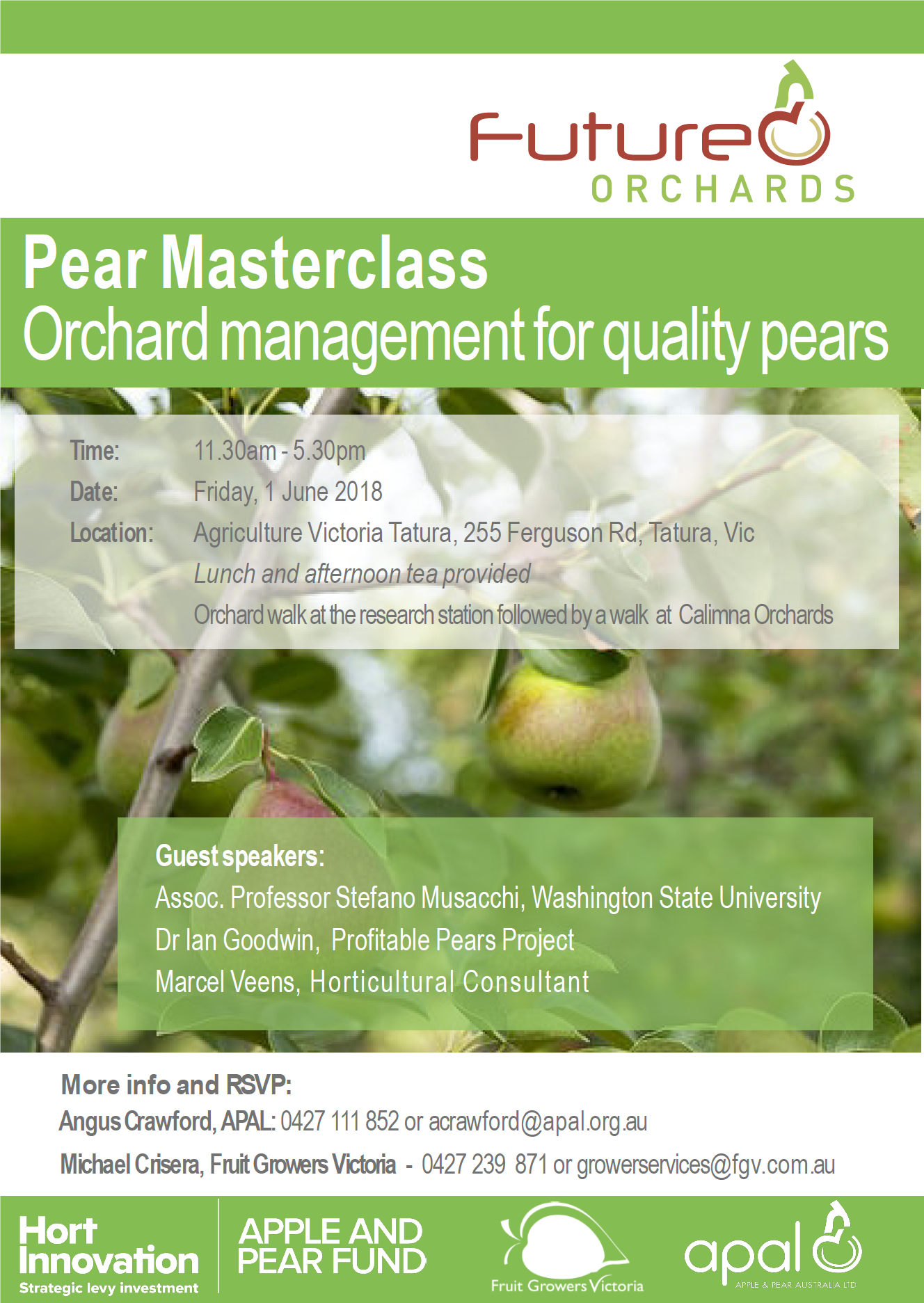 Future Orchards Pear Masterclass