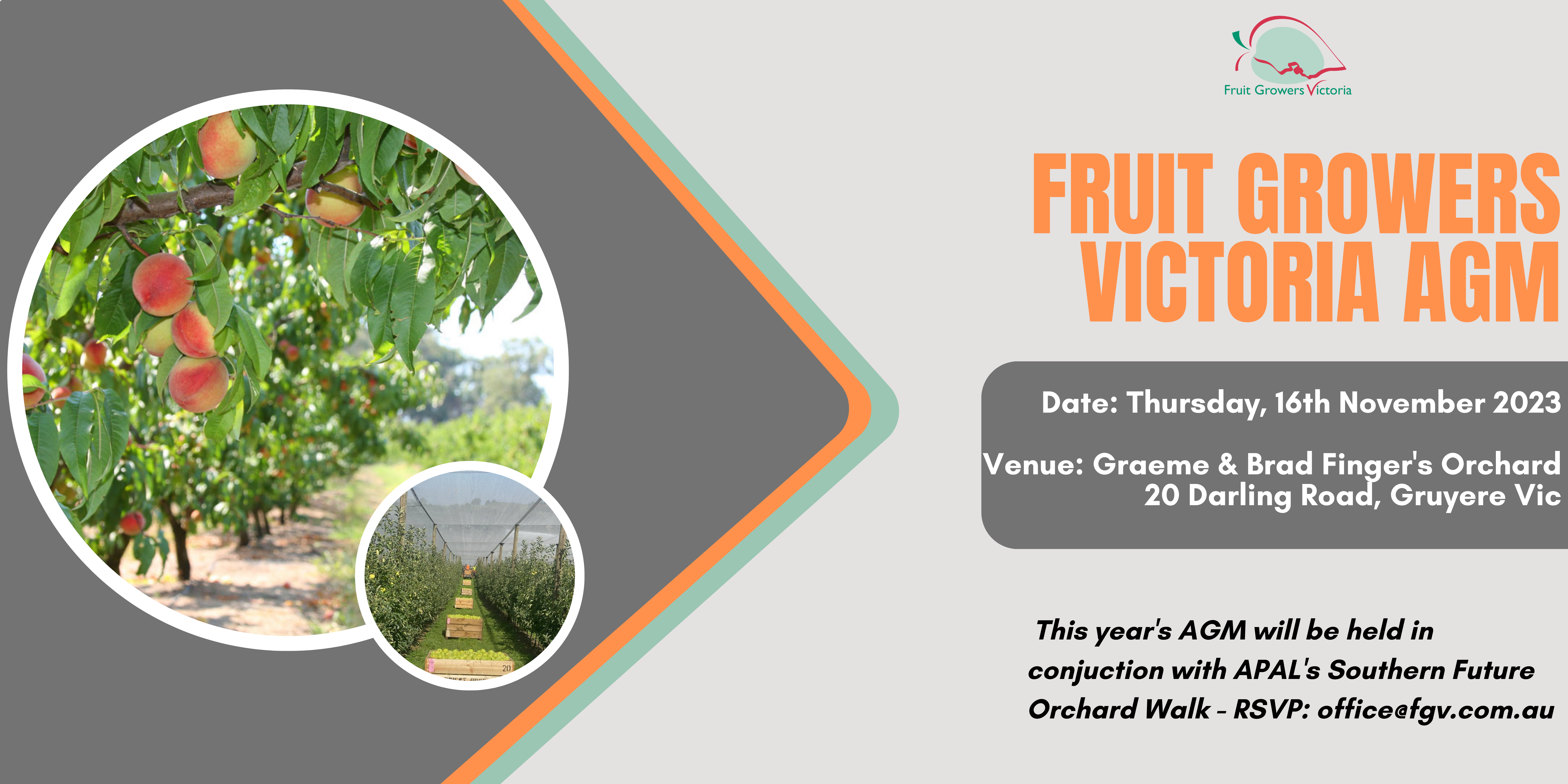 Fruit Growers Victoria AGM: Thursday 16th November 2023 