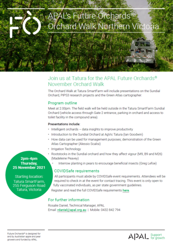 Future Orchards Northern Orchard Walk- 25th November from 2pm-4pm