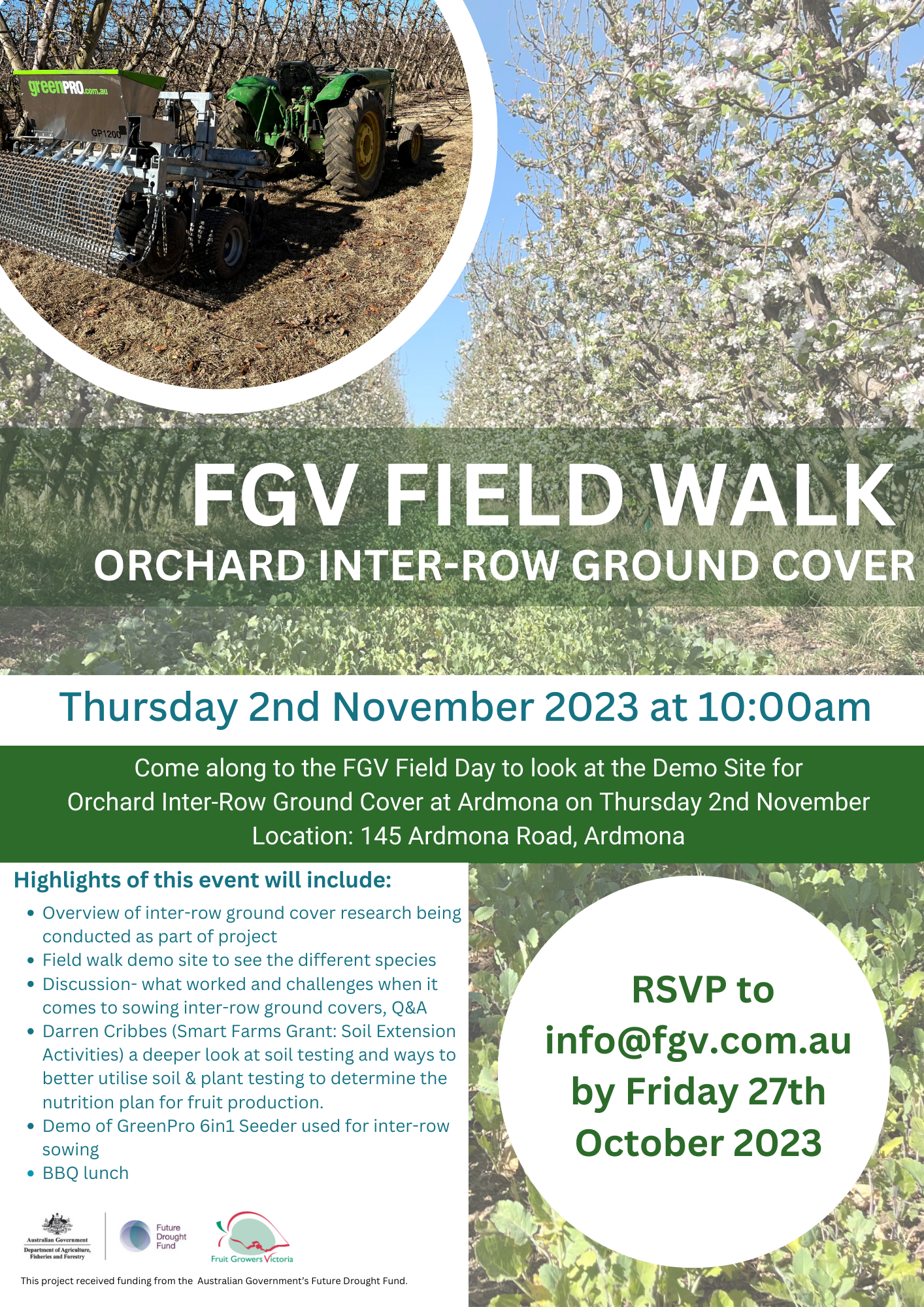 FDF Field Walk Brochure 2nd November 2023