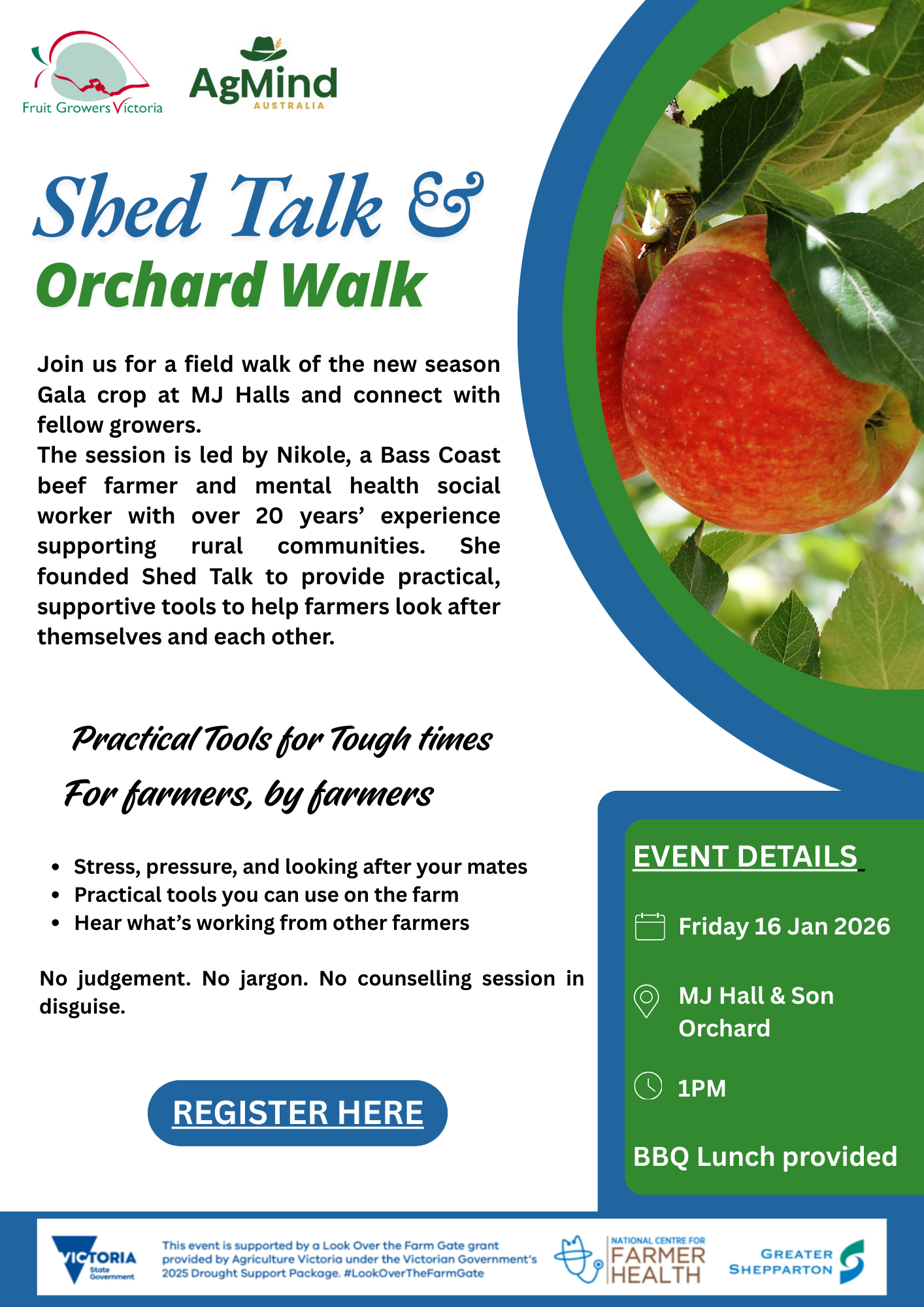 Shed Talk & Orchard Walk