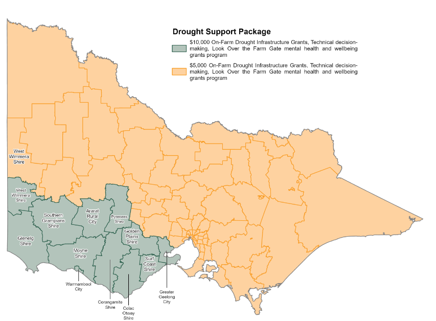 Drought Support Funding Available for Victoria