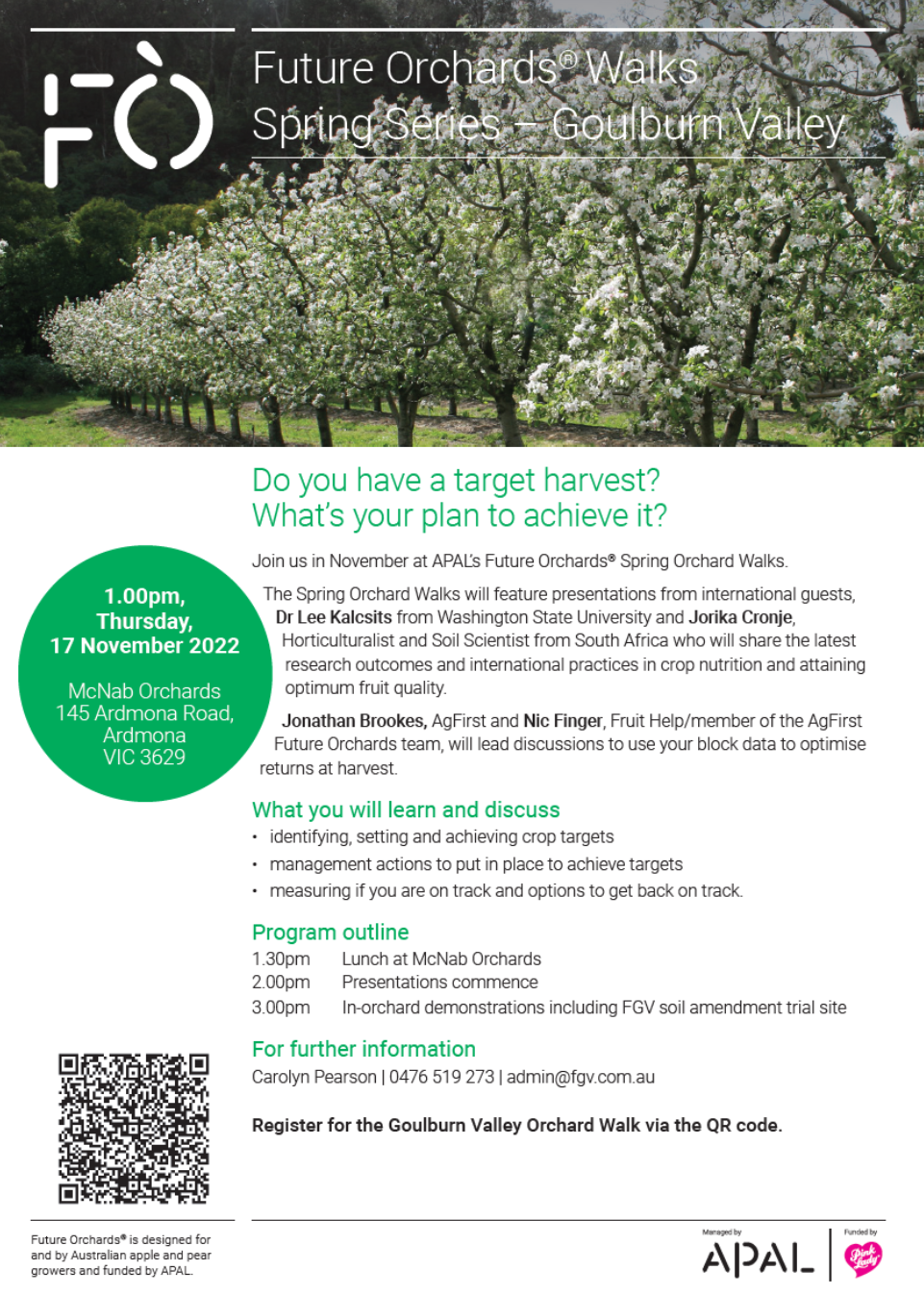 Orchard walk flyer