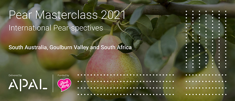 APAL Pear Masterclass 2021- Wednesday 13 October, 3pm - 4:30 pm
