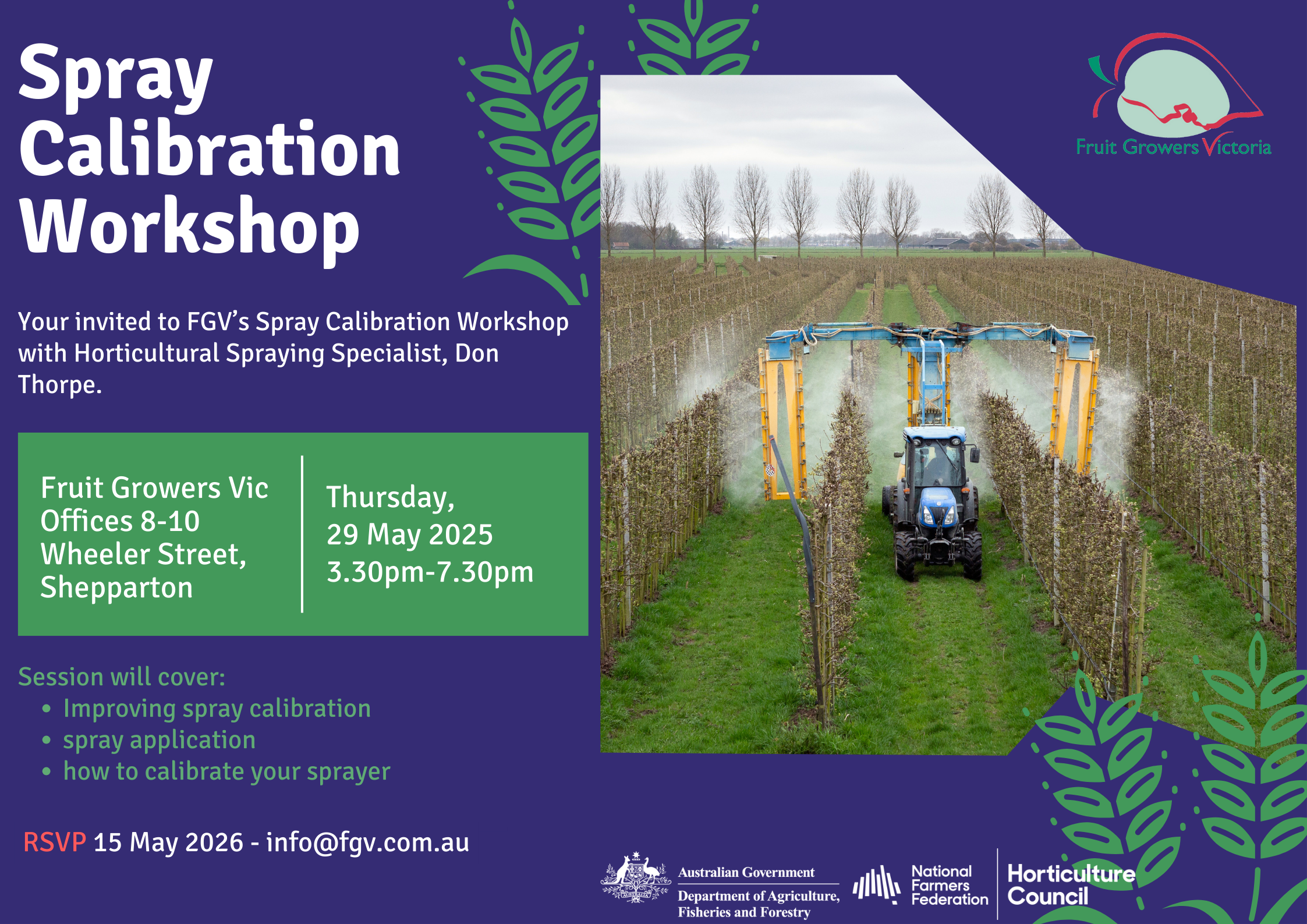 Spray Calibration Workshop 