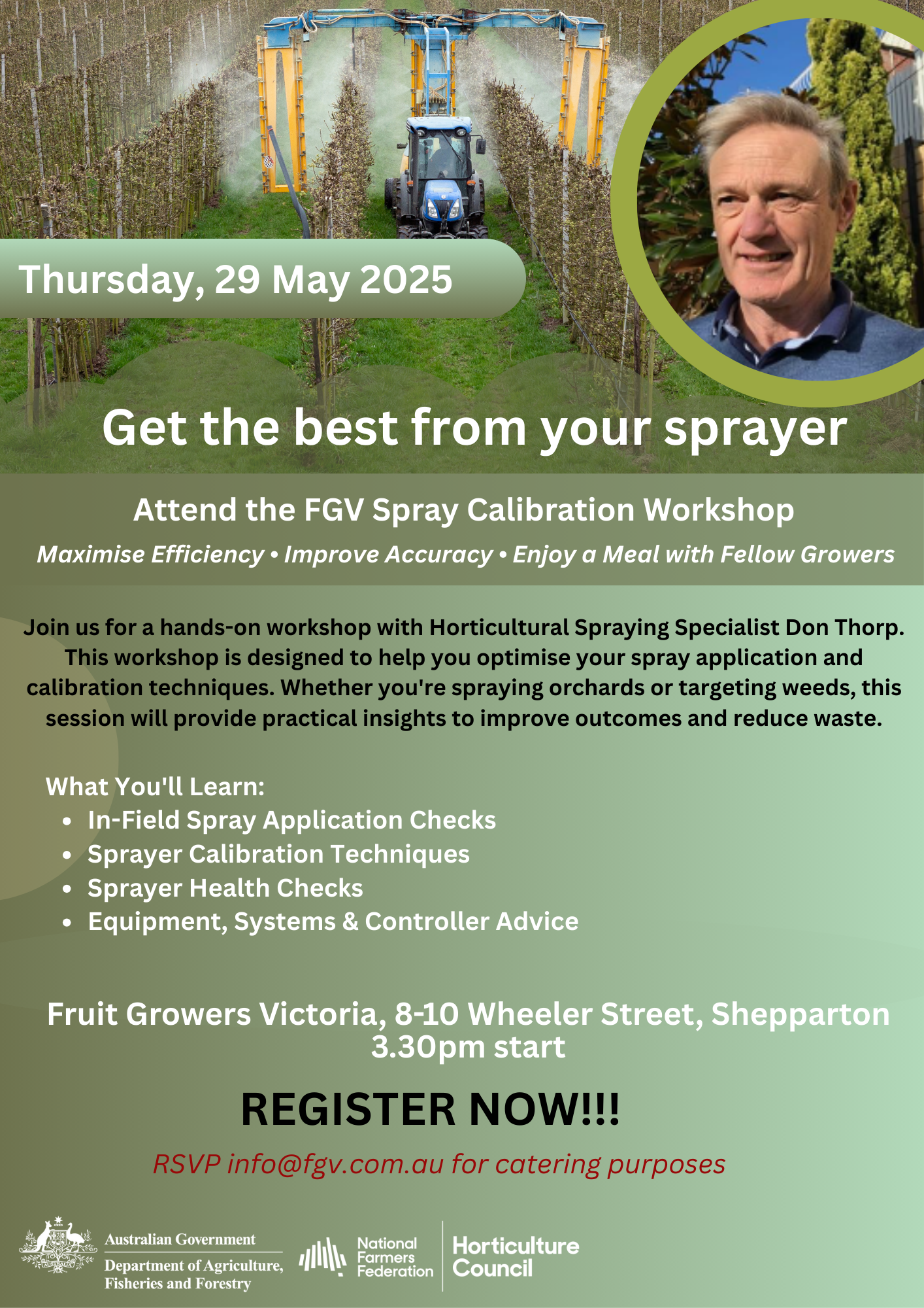 Spray Calibration Workshop 