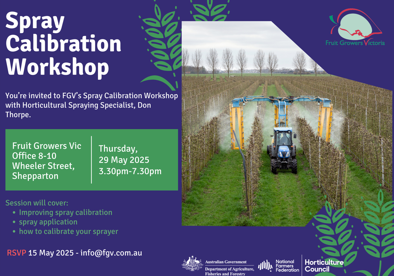 Spray Calibration Workshop 