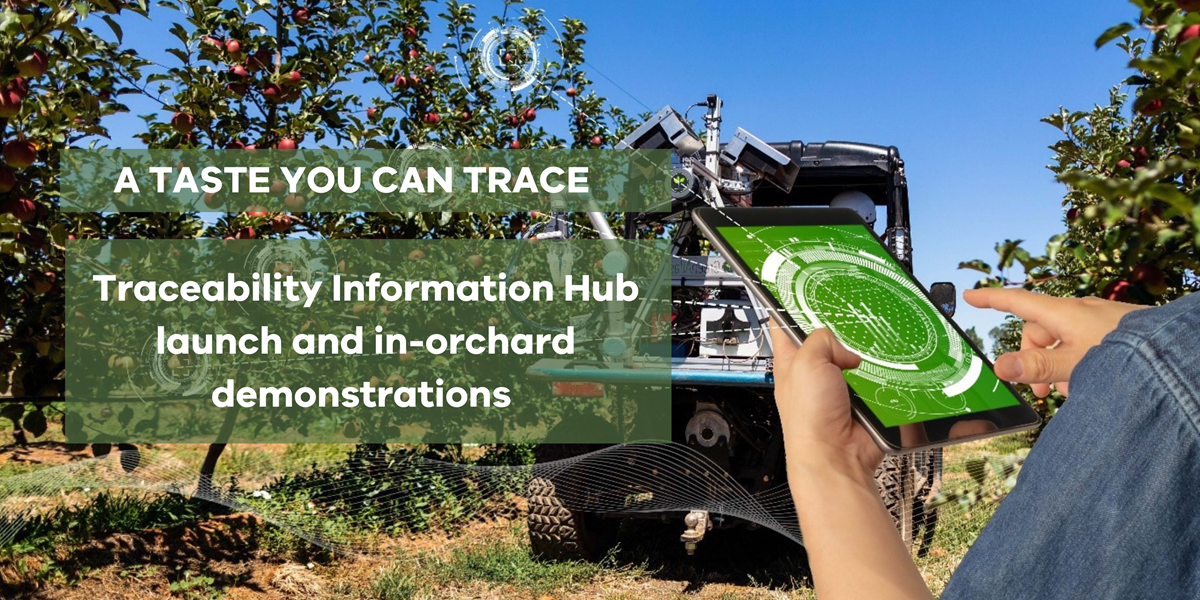 Traceability Hub launch and in-orchard demonstrations- 20th October 2022 from 10am-1:00pm