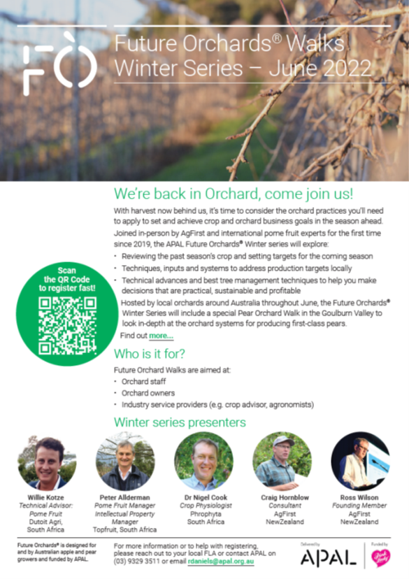 Future Orchards Southern 'Winter Orchard Walk'- Friday 24th June 2022 from 9:30am - 12:30pm