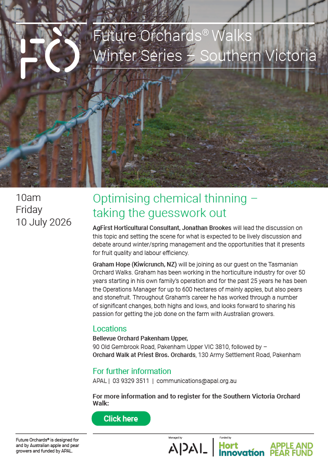 Future Orchards Walks - Winter Series - Southern Victoria 