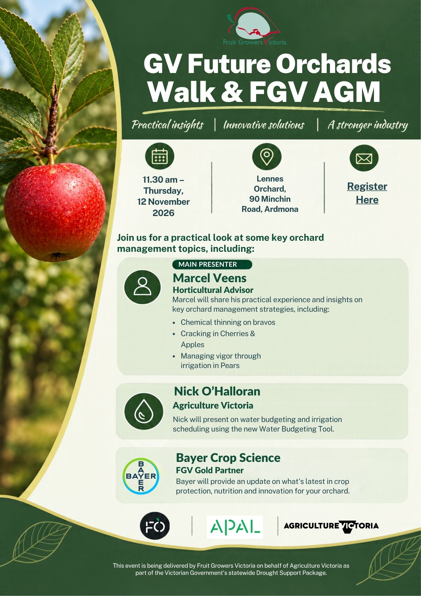 GV Future Orchards Walk & FGV AGM 