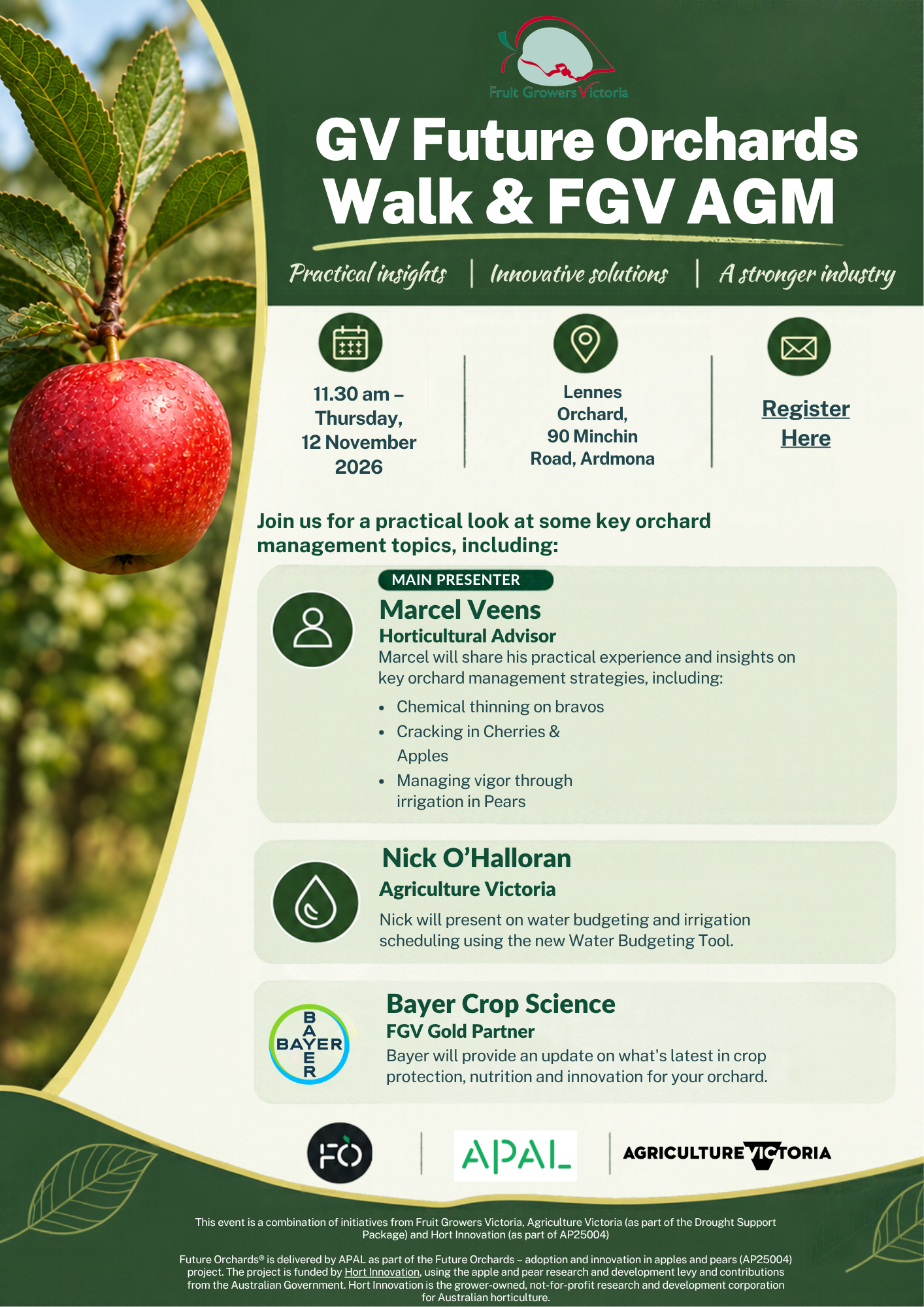 GV Future Orchards Walk & FGV AGM 