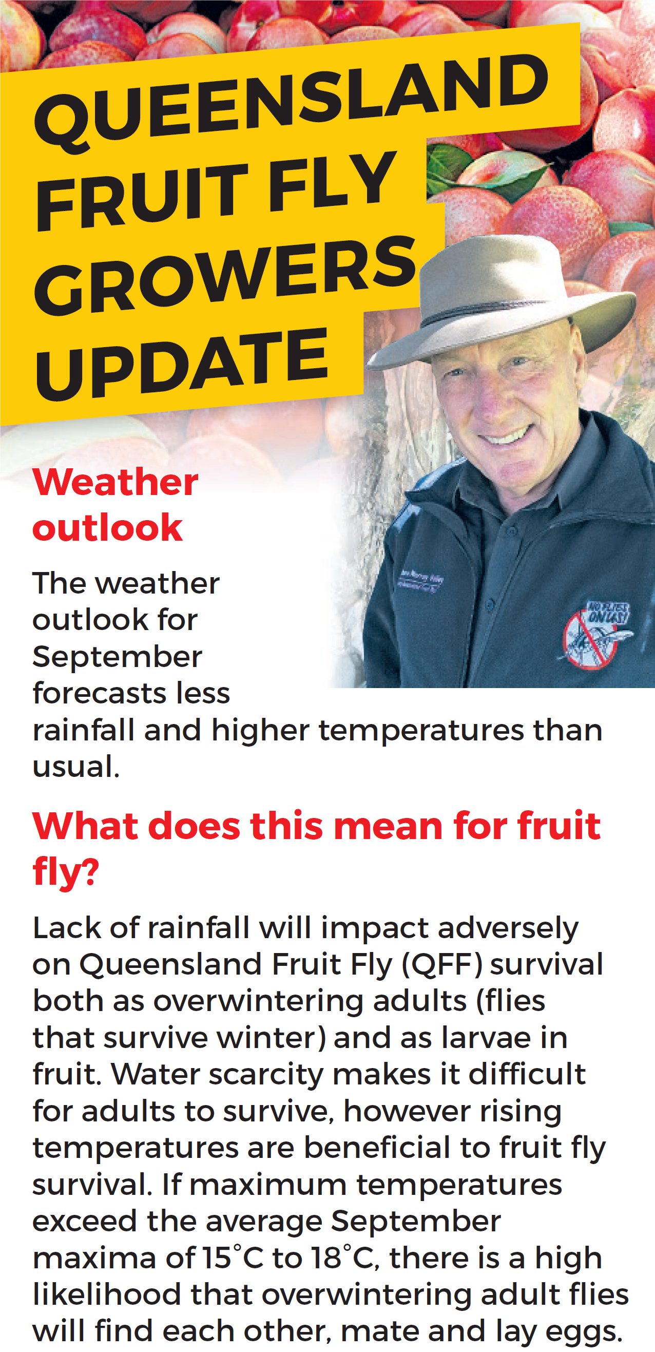 Queensland Fruit Fly Growers Update