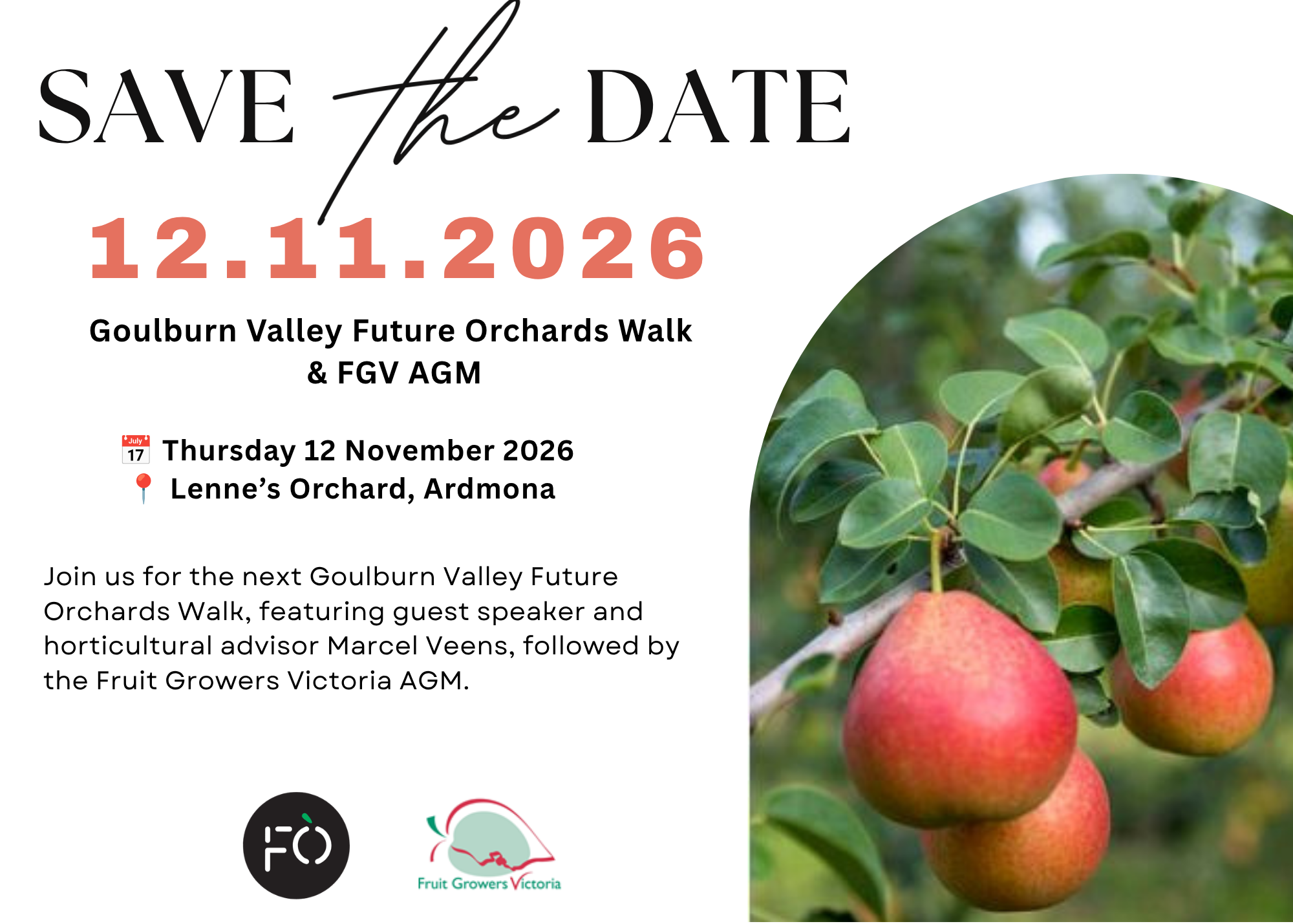 Goulburn Valley Future Orchards Walk & FGV AGM 
