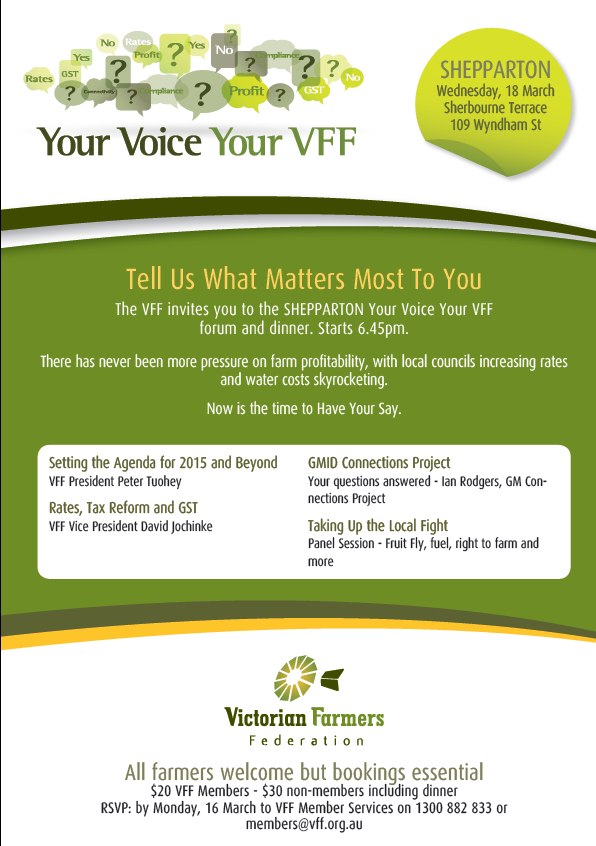 YOUR VFF, YOUR SAY!!
